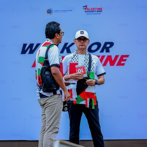 Race photo from WALK FOR PALESTINE