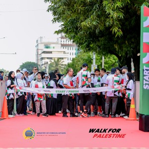 Race photo from WALK FOR PALESTINE