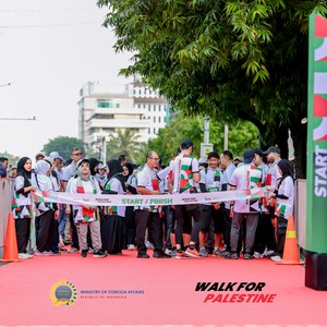 Race photo from WALK FOR PALESTINE