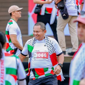 Race photo from WALK FOR PALESTINE