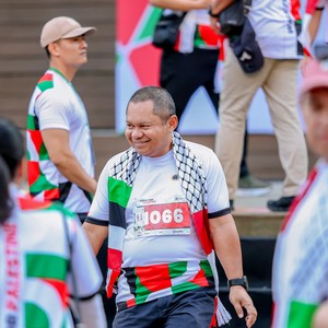 Race photo from WALK FOR PALESTINE