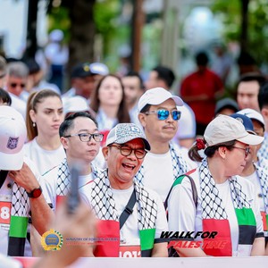 Race photo from WALK FOR PALESTINE