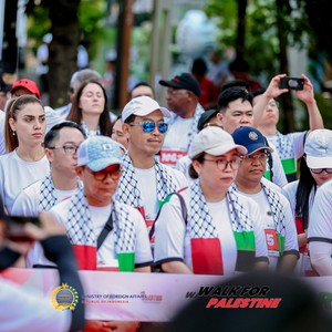 Race photo from WALK FOR PALESTINE