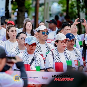 Race photo from WALK FOR PALESTINE
