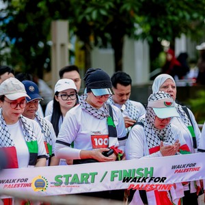 Race photo from WALK FOR PALESTINE
