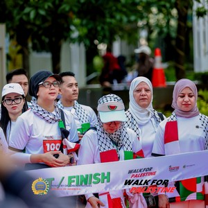 Race photo from WALK FOR PALESTINE