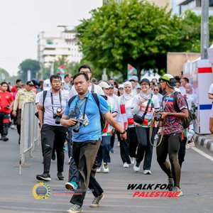 Race photo from WALK FOR PALESTINE