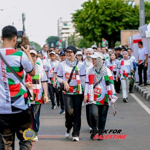 Race photo from WALK FOR PALESTINE