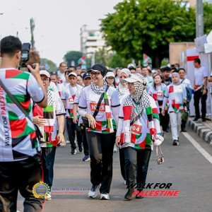 Race photo from WALK FOR PALESTINE
