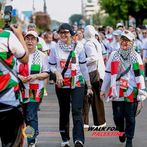 Race photo from WALK FOR PALESTINE