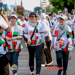 Race photo from WALK FOR PALESTINE