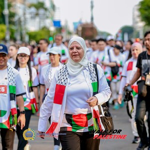 Race photo from WALK FOR PALESTINE