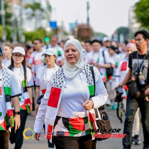 Race photo from WALK FOR PALESTINE