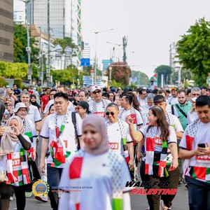 Race photo from WALK FOR PALESTINE