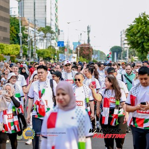 Race photo from WALK FOR PALESTINE