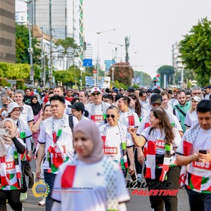 Race photo from WALK FOR PALESTINE