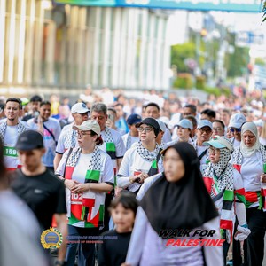 Race photo from WALK FOR PALESTINE
