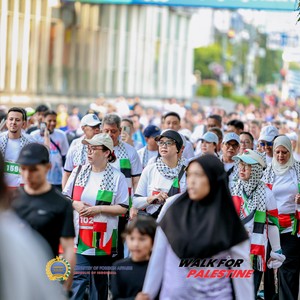 Race photo from WALK FOR PALESTINE