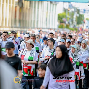 Race photo from WALK FOR PALESTINE