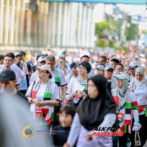Race photo from WALK FOR PALESTINE