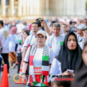 Race photo from WALK FOR PALESTINE