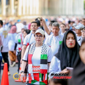 Race photo from WALK FOR PALESTINE