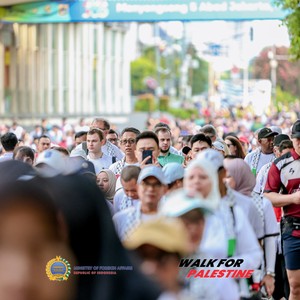 Race photo from WALK FOR PALESTINE