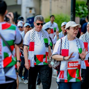 Race photo from WALK FOR PALESTINE