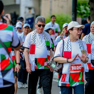 Race photo from WALK FOR PALESTINE