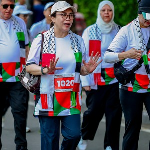 Race photo from WALK FOR PALESTINE