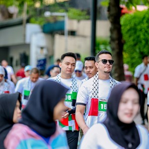 Race photo from WALK FOR PALESTINE