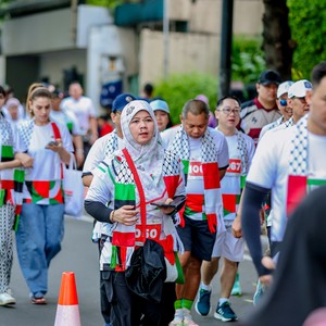 Race photo from WALK FOR PALESTINE