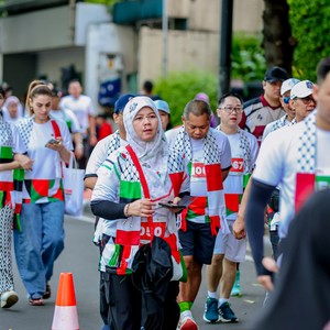 Race photo from WALK FOR PALESTINE