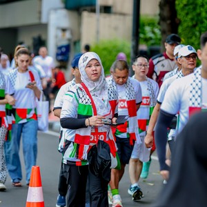Race photo from WALK FOR PALESTINE