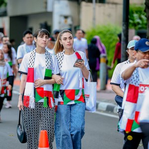 Race photo from WALK FOR PALESTINE
