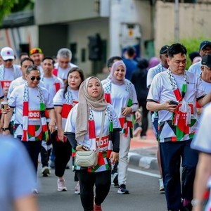 Race photo from WALK FOR PALESTINE