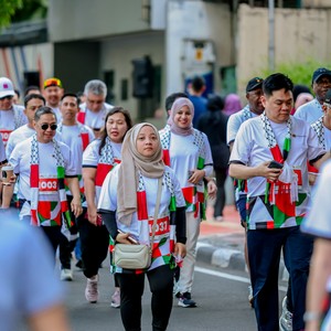 Race photo from WALK FOR PALESTINE