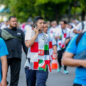 Race photo from WALK FOR PALESTINE
