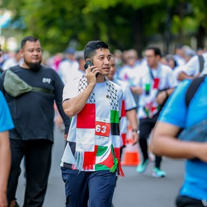 Race photo from WALK FOR PALESTINE