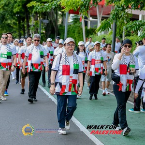 Race photo from WALK FOR PALESTINE