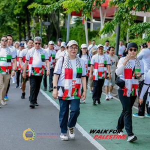 Race photo from WALK FOR PALESTINE