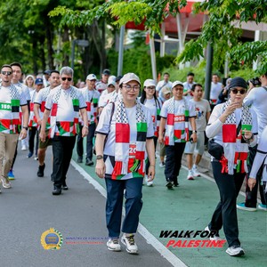 Race photo from WALK FOR PALESTINE