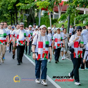 Race photo from WALK FOR PALESTINE