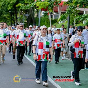 Race photo from WALK FOR PALESTINE
