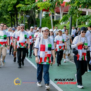 Race photo from WALK FOR PALESTINE