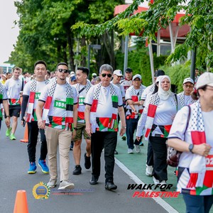 Race photo from WALK FOR PALESTINE