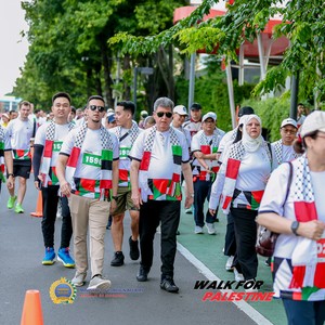 Race photo from WALK FOR PALESTINE