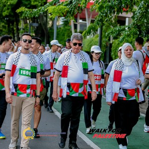 Race photo from WALK FOR PALESTINE