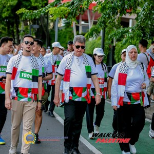 Race photo from WALK FOR PALESTINE
