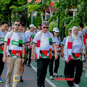 Race photo from WALK FOR PALESTINE